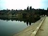 biking the las gatos trail - view from the lake